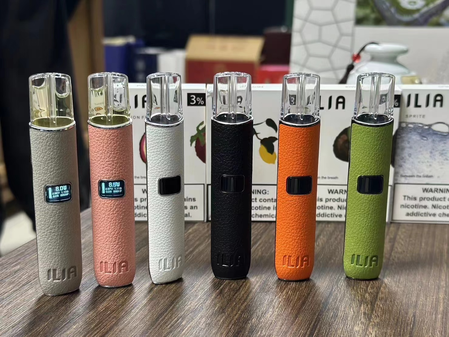ILIA皮革主機 | 合金機身 · 皮革外觀 · 雙功率模式 · 通用一代煙彈:圖片 2
